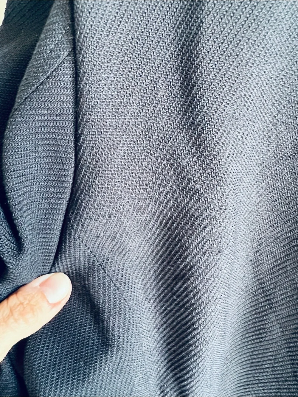 TailoRed Guabello K Easy Wool Knit Navy Blue Blazer Sport Coat​